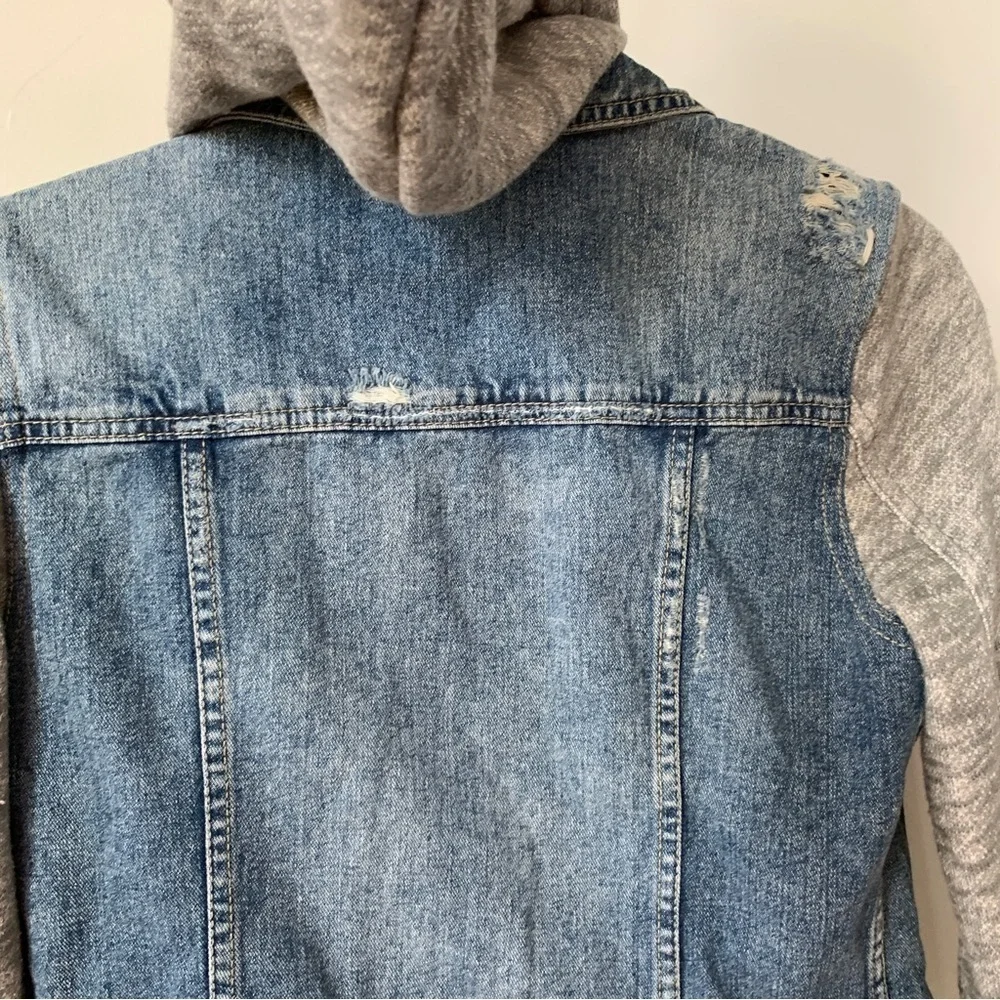 Free People Denim Multimedia Jacket Size‎ XS